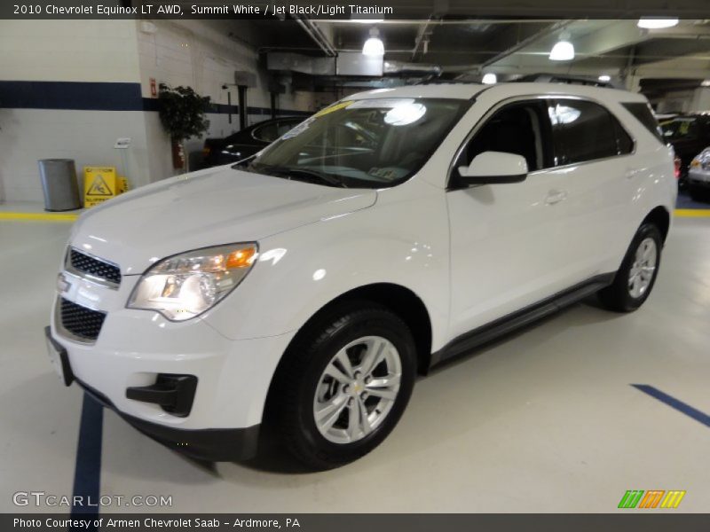Summit White / Jet Black/Light Titanium 2010 Chevrolet Equinox LT AWD