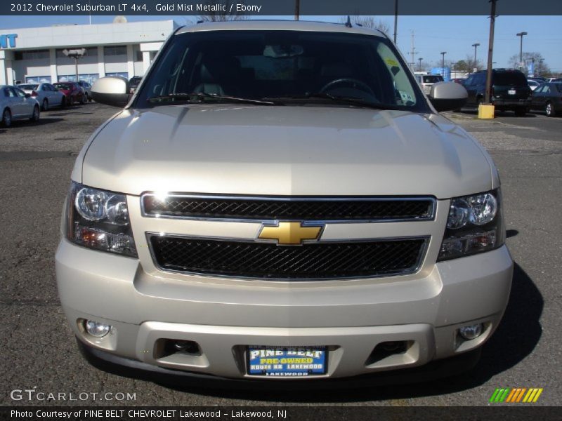 Gold Mist Metallic / Ebony 2012 Chevrolet Suburban LT 4x4