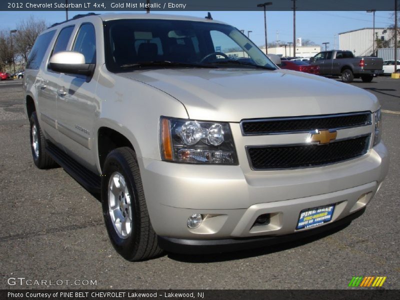 Gold Mist Metallic / Ebony 2012 Chevrolet Suburban LT 4x4