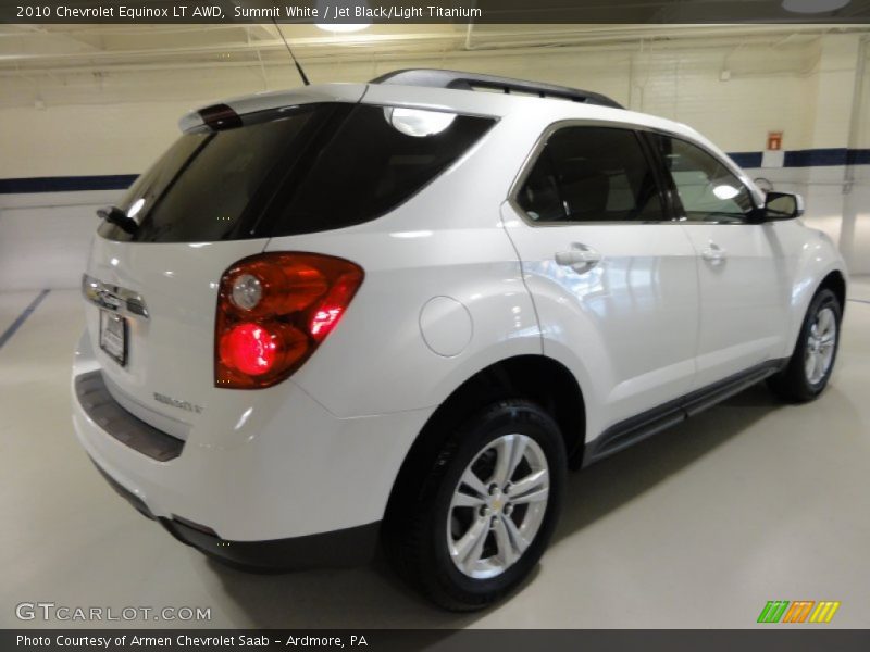 Summit White / Jet Black/Light Titanium 2010 Chevrolet Equinox LT AWD