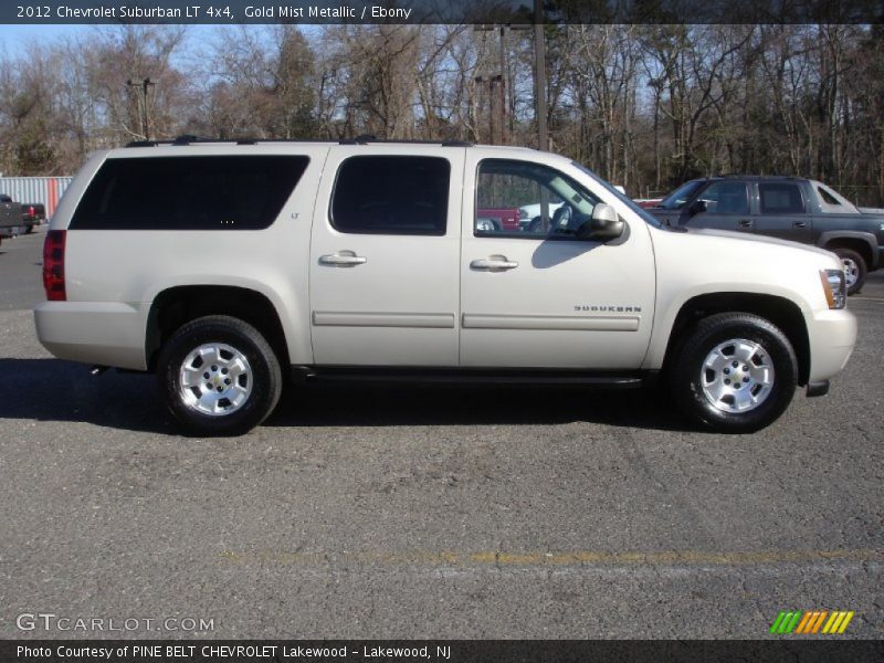 Gold Mist Metallic / Ebony 2012 Chevrolet Suburban LT 4x4