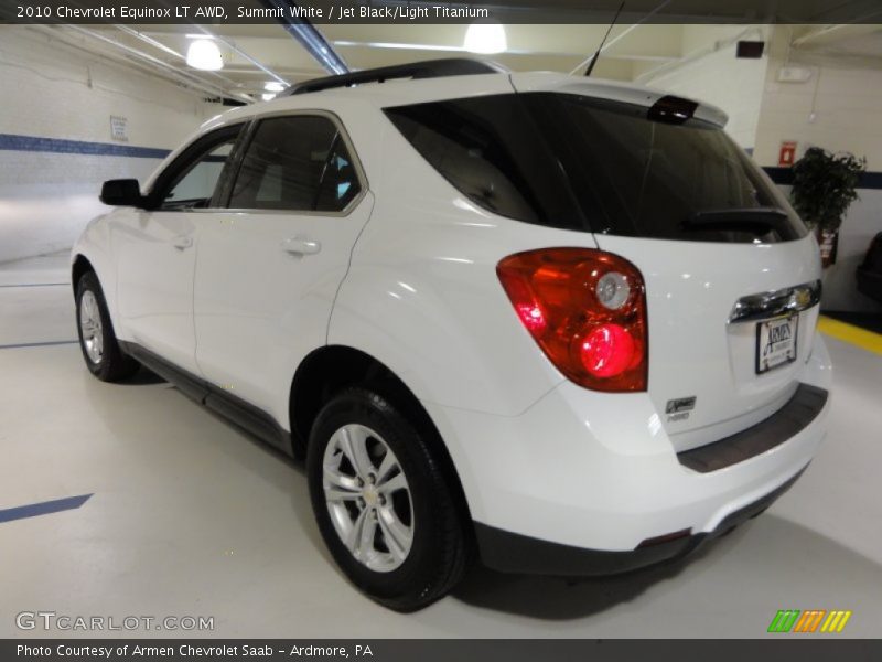 Summit White / Jet Black/Light Titanium 2010 Chevrolet Equinox LT AWD