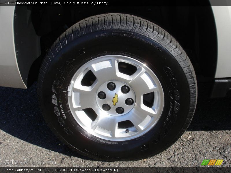 Gold Mist Metallic / Ebony 2012 Chevrolet Suburban LT 4x4