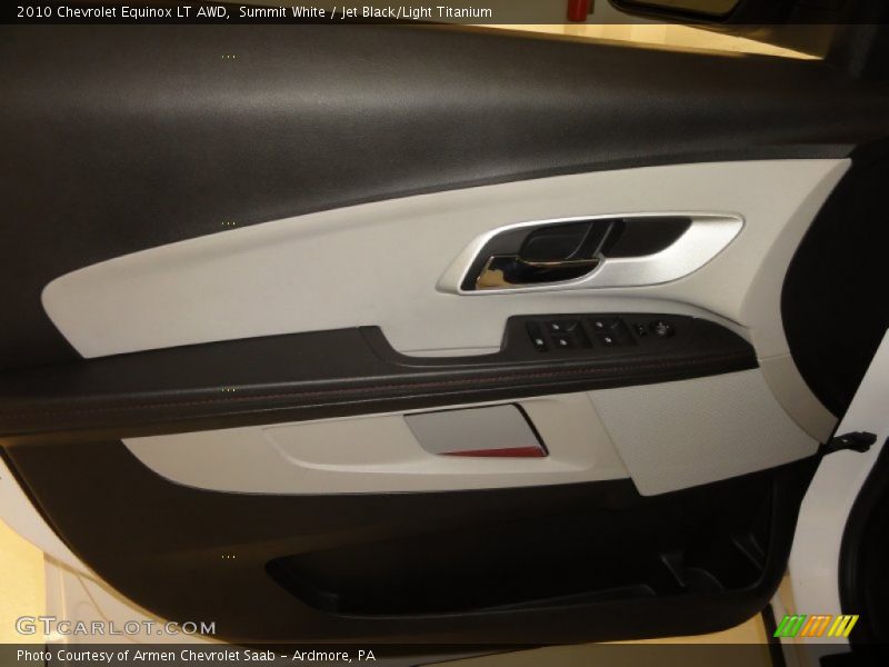 Summit White / Jet Black/Light Titanium 2010 Chevrolet Equinox LT AWD
