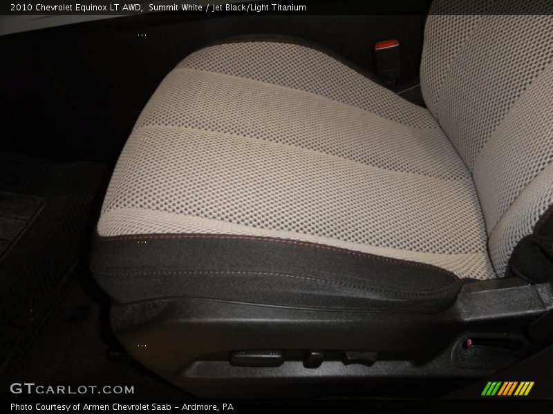 Summit White / Jet Black/Light Titanium 2010 Chevrolet Equinox LT AWD