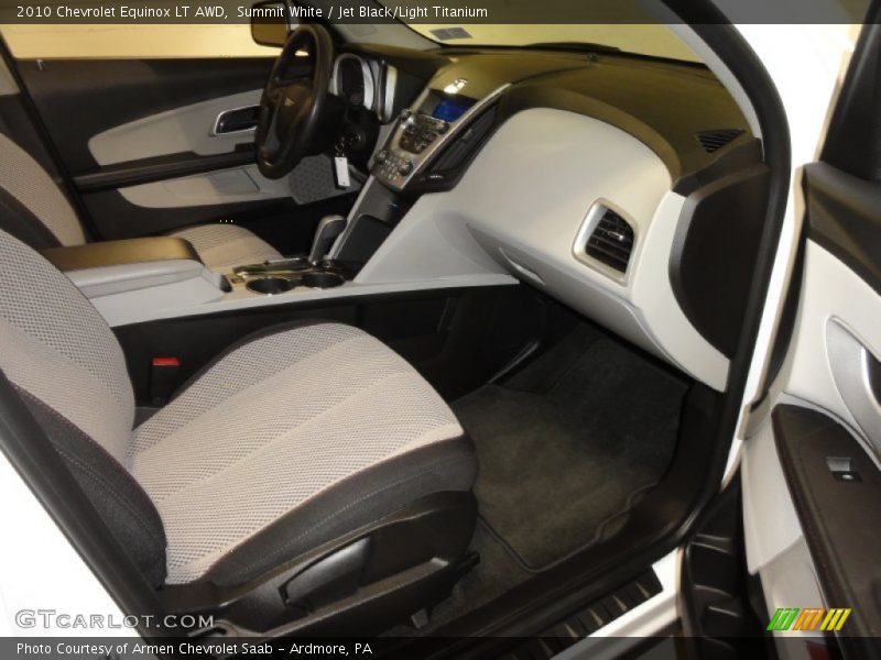 Summit White / Jet Black/Light Titanium 2010 Chevrolet Equinox LT AWD