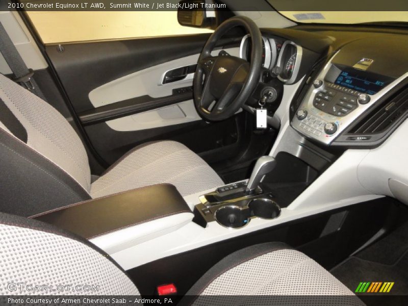 Summit White / Jet Black/Light Titanium 2010 Chevrolet Equinox LT AWD