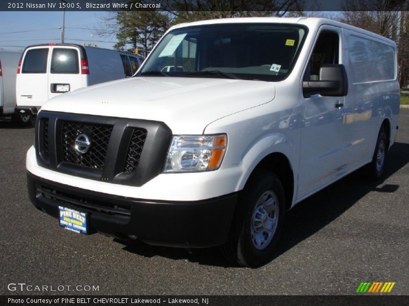 Blizzard White / Charcoal 2012 Nissan NV 1500 S