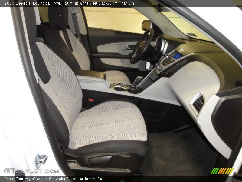 Summit White / Jet Black/Light Titanium 2010 Chevrolet Equinox LT AWD