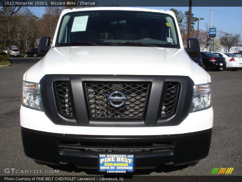 Blizzard White / Charcoal 2012 Nissan NV 1500 S