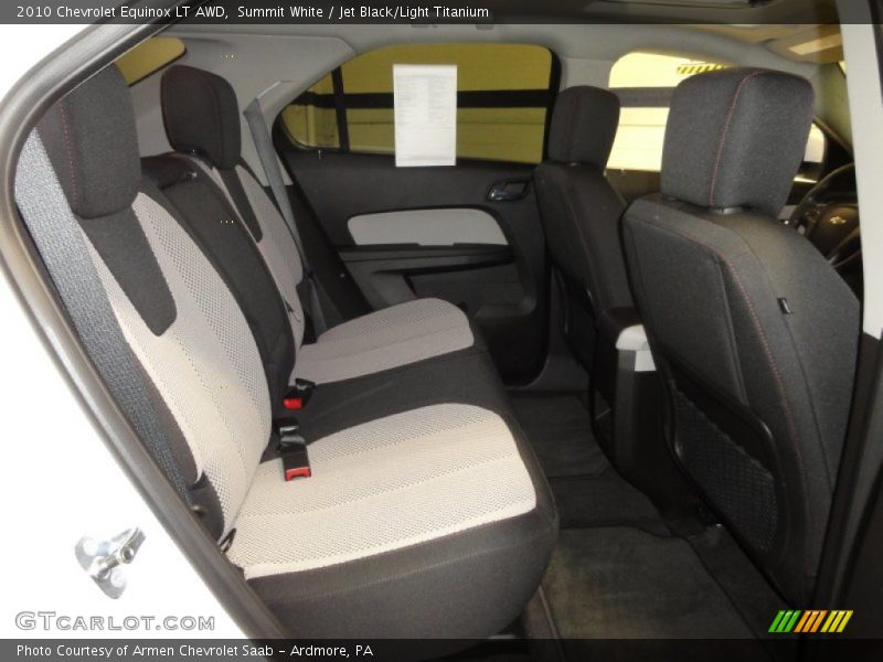 Summit White / Jet Black/Light Titanium 2010 Chevrolet Equinox LT AWD