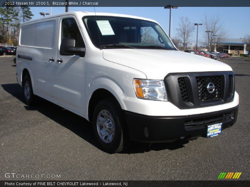 Blizzard White / Charcoal 2012 Nissan NV 1500 S