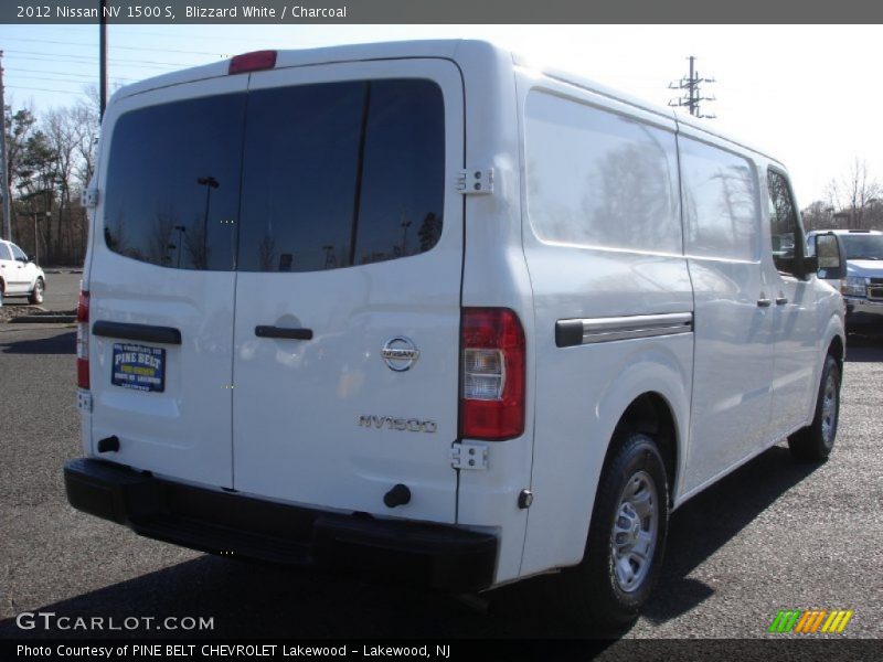 Blizzard White / Charcoal 2012 Nissan NV 1500 S