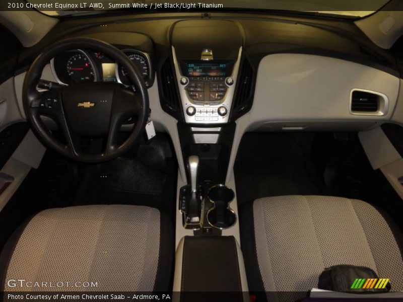Summit White / Jet Black/Light Titanium 2010 Chevrolet Equinox LT AWD