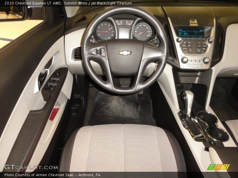 Summit White / Jet Black/Light Titanium 2010 Chevrolet Equinox LT AWD