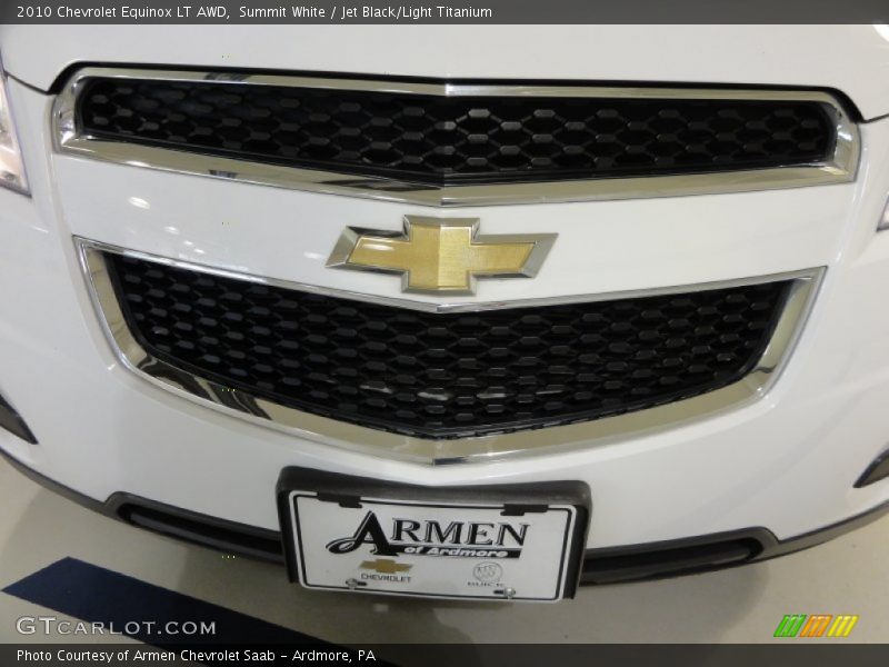 Summit White / Jet Black/Light Titanium 2010 Chevrolet Equinox LT AWD