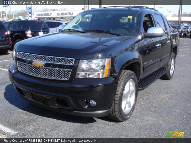 Black / Ebony 2012 Chevrolet Avalanche LT