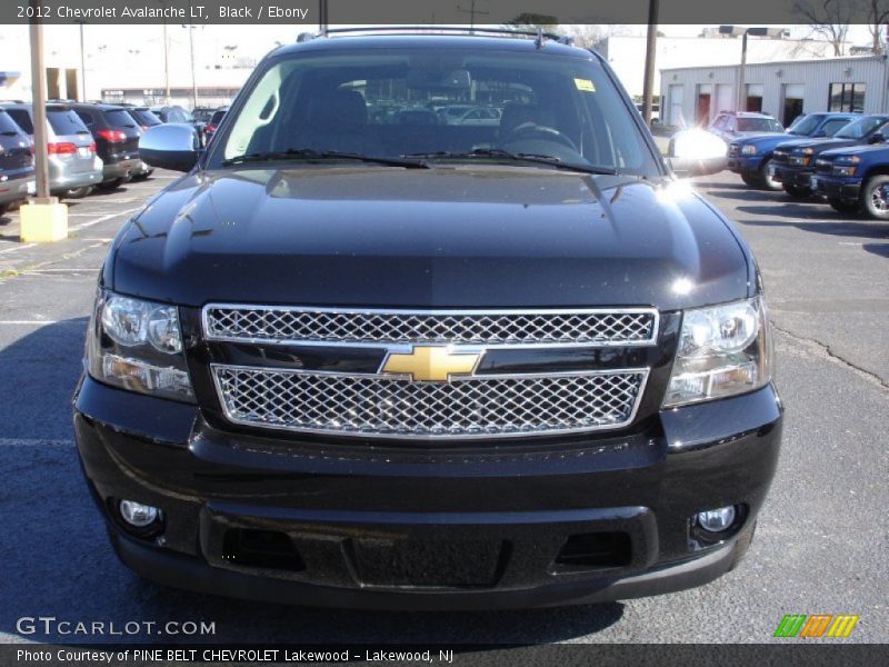 Black / Ebony 2012 Chevrolet Avalanche LT