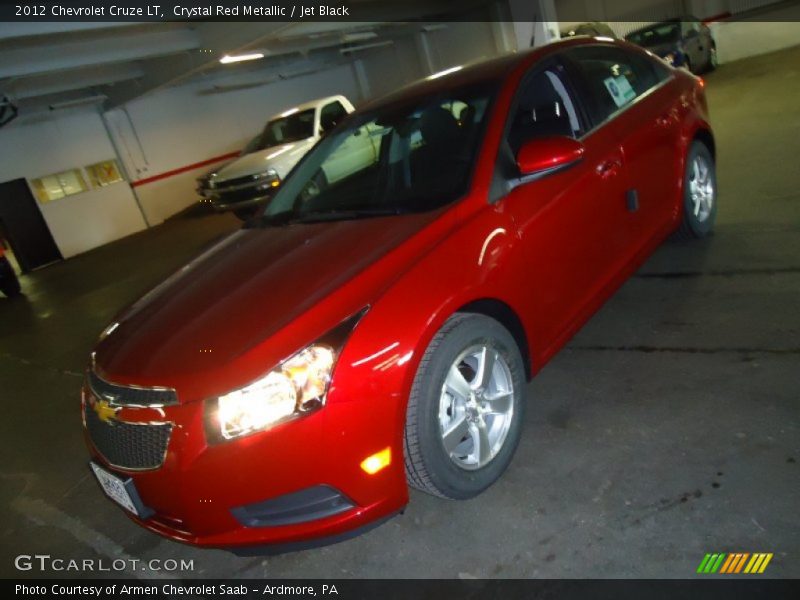 Crystal Red Metallic / Jet Black 2012 Chevrolet Cruze LT