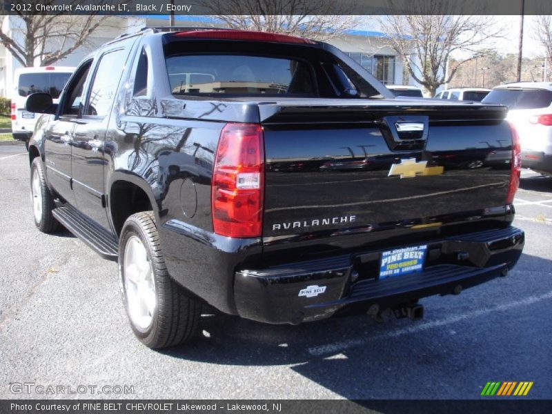 Black / Ebony 2012 Chevrolet Avalanche LT