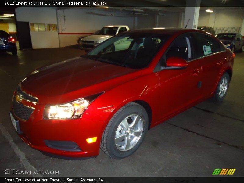 Crystal Red Metallic / Jet Black 2012 Chevrolet Cruze LT