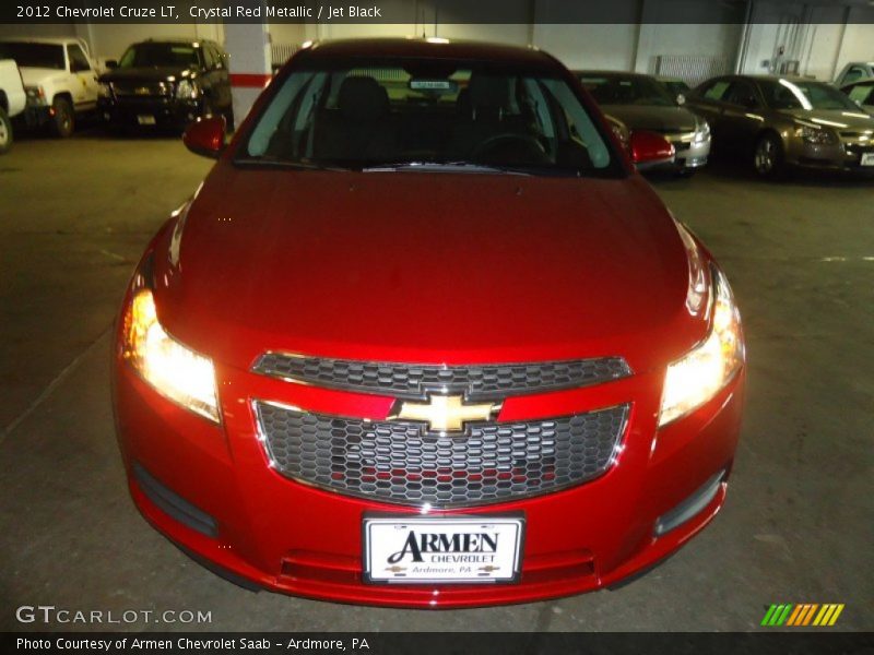Crystal Red Metallic / Jet Black 2012 Chevrolet Cruze LT