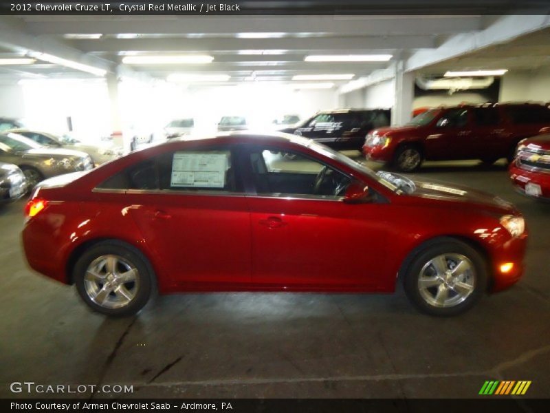 Crystal Red Metallic / Jet Black 2012 Chevrolet Cruze LT