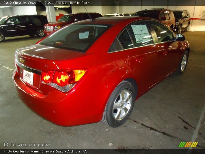 Crystal Red Metallic / Jet Black 2012 Chevrolet Cruze LT