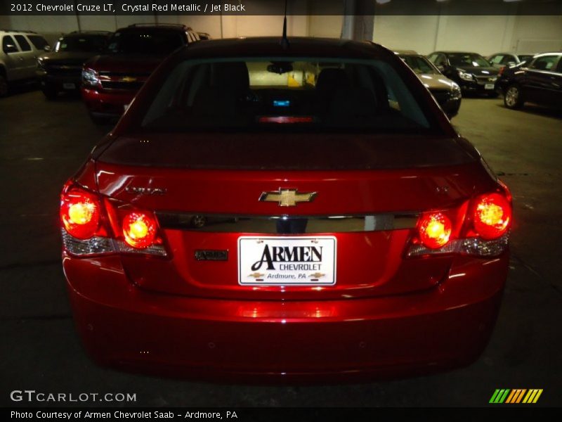 Crystal Red Metallic / Jet Black 2012 Chevrolet Cruze LT