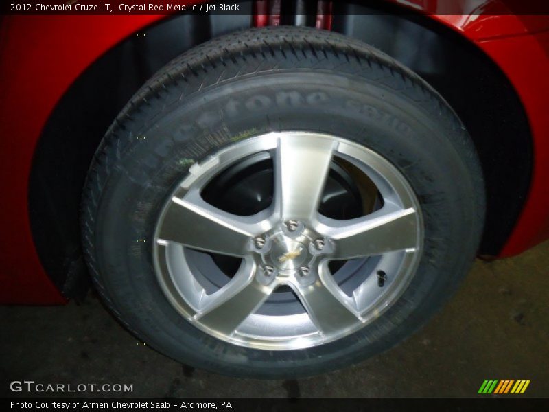 Crystal Red Metallic / Jet Black 2012 Chevrolet Cruze LT