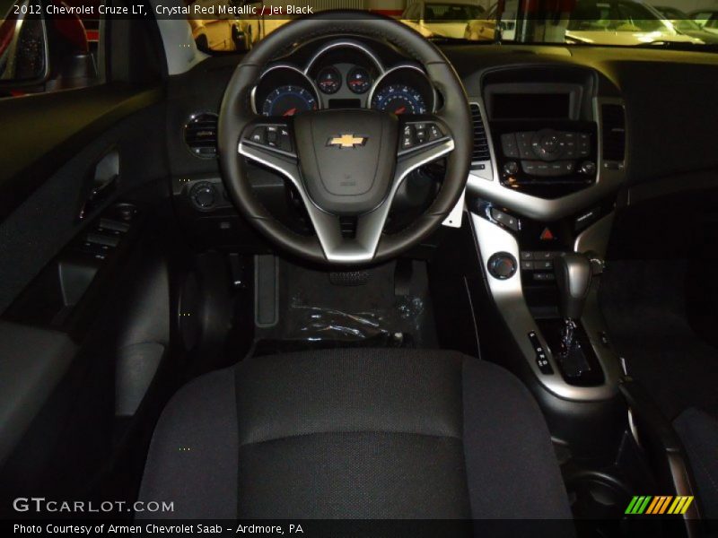 Crystal Red Metallic / Jet Black 2012 Chevrolet Cruze LT