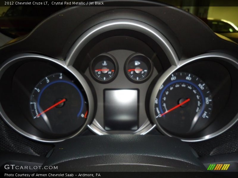 Crystal Red Metallic / Jet Black 2012 Chevrolet Cruze LT