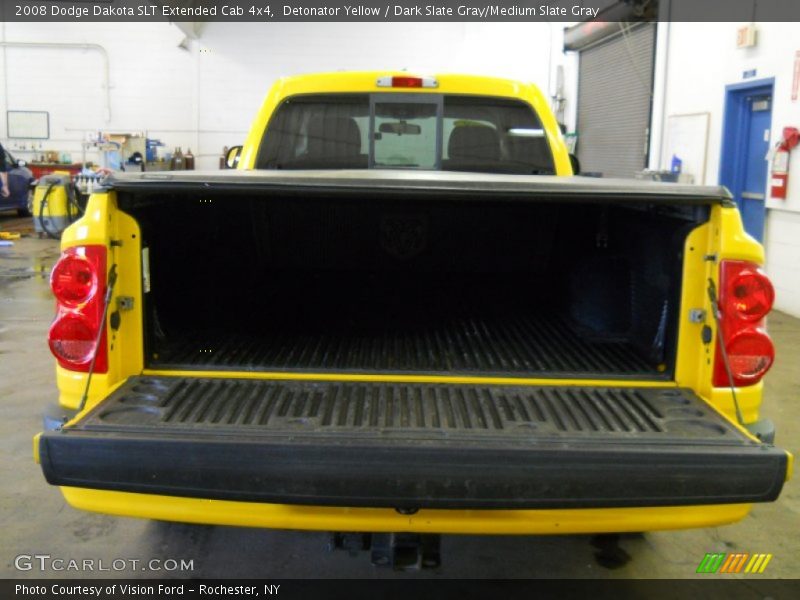 Detonator Yellow / Dark Slate Gray/Medium Slate Gray 2008 Dodge Dakota SLT Extended Cab 4x4