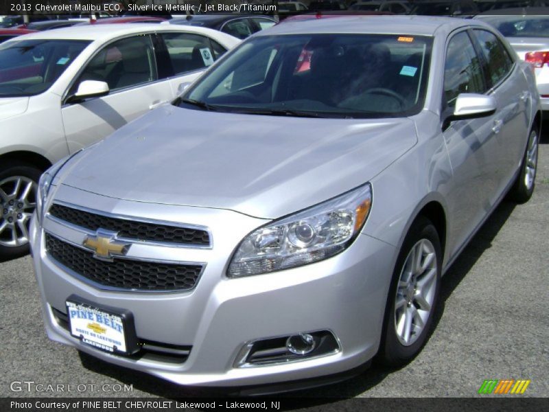 Silver Ice Metallic / Jet Black/Titanium 2013 Chevrolet Malibu ECO