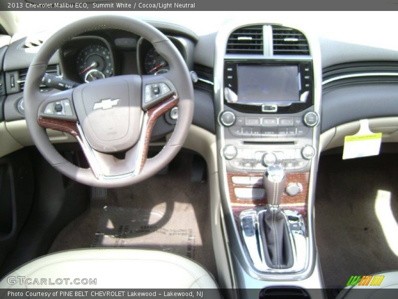 Summit White / Cocoa/Light Neutral 2013 Chevrolet Malibu ECO