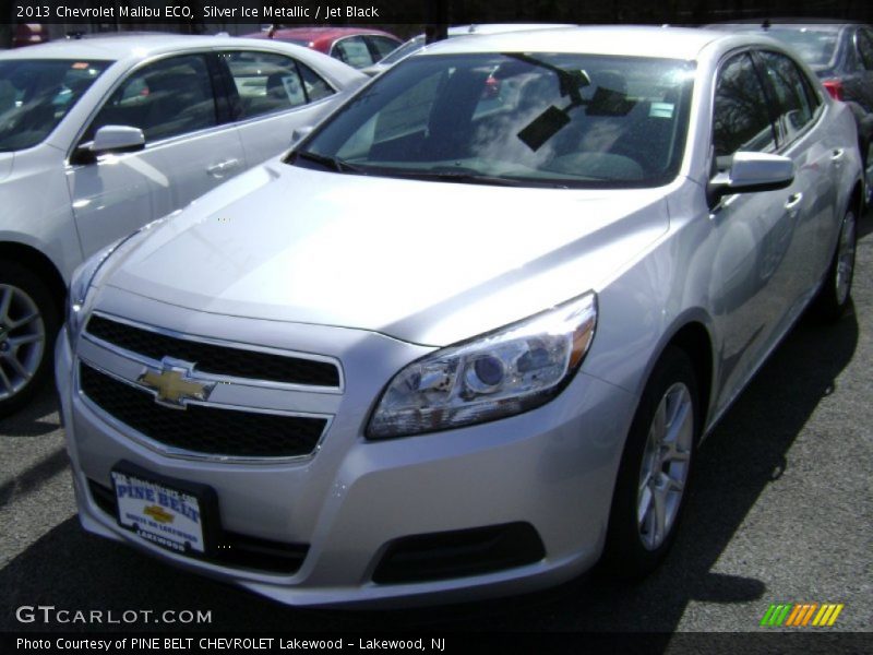 Silver Ice Metallic / Jet Black 2013 Chevrolet Malibu ECO