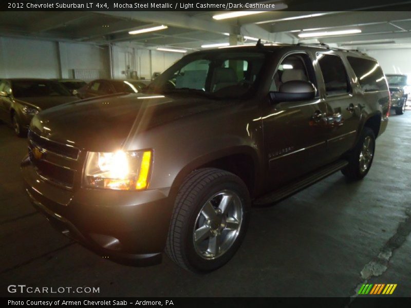 Mocha Steel Metallic / Light Cashmere/Dark Cashmere 2012 Chevrolet Suburban LT 4x4