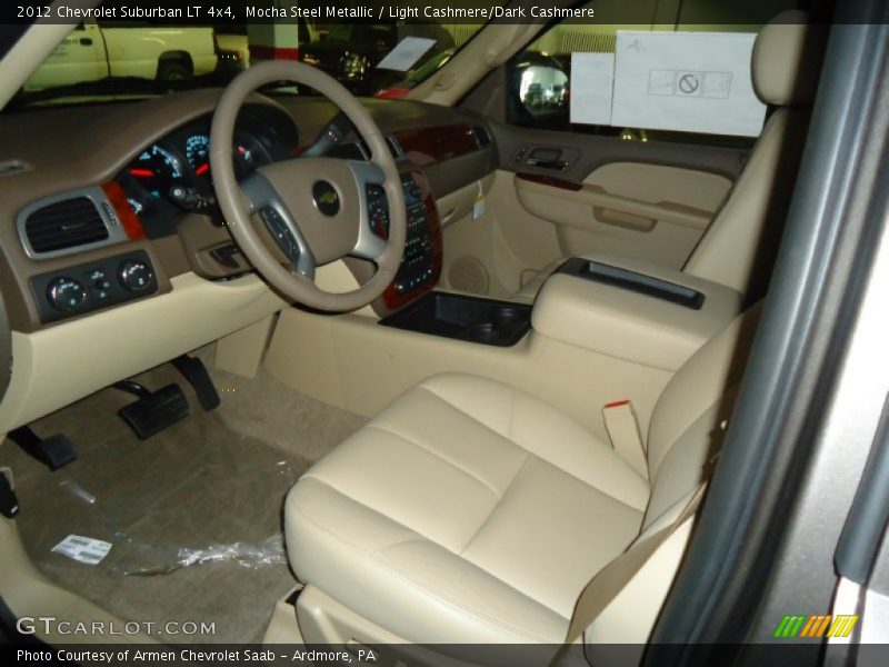 Mocha Steel Metallic / Light Cashmere/Dark Cashmere 2012 Chevrolet Suburban LT 4x4