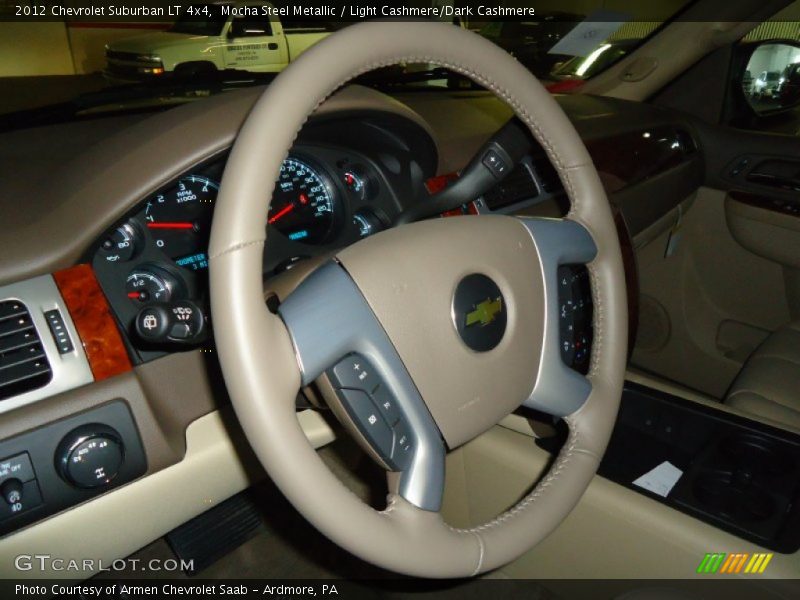 Mocha Steel Metallic / Light Cashmere/Dark Cashmere 2012 Chevrolet Suburban LT 4x4