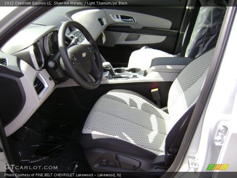 Silver Ice Metallic / Light Titanium/Jet Black 2012 Chevrolet Equinox LS