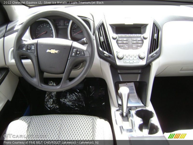 Silver Ice Metallic / Light Titanium/Jet Black 2012 Chevrolet Equinox LS