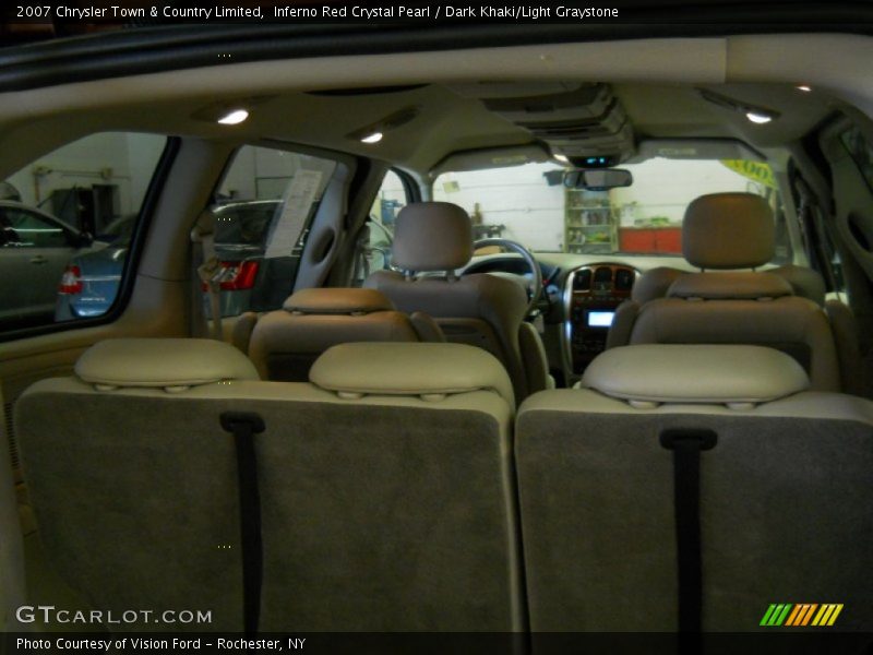 Inferno Red Crystal Pearl / Dark Khaki/Light Graystone 2007 Chrysler Town & Country Limited
