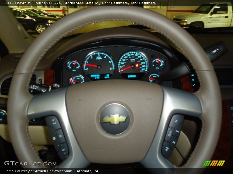 Mocha Steel Metallic / Light Cashmere/Dark Cashmere 2012 Chevrolet Suburban LT 4x4