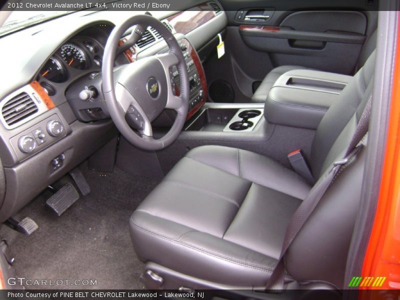Victory Red / Ebony 2012 Chevrolet Avalanche LT 4x4