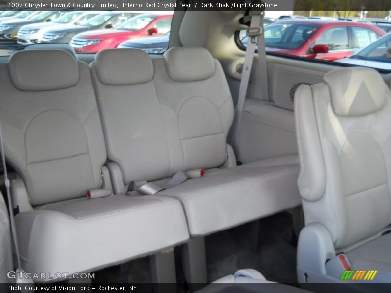 Inferno Red Crystal Pearl / Dark Khaki/Light Graystone 2007 Chrysler Town & Country Limited