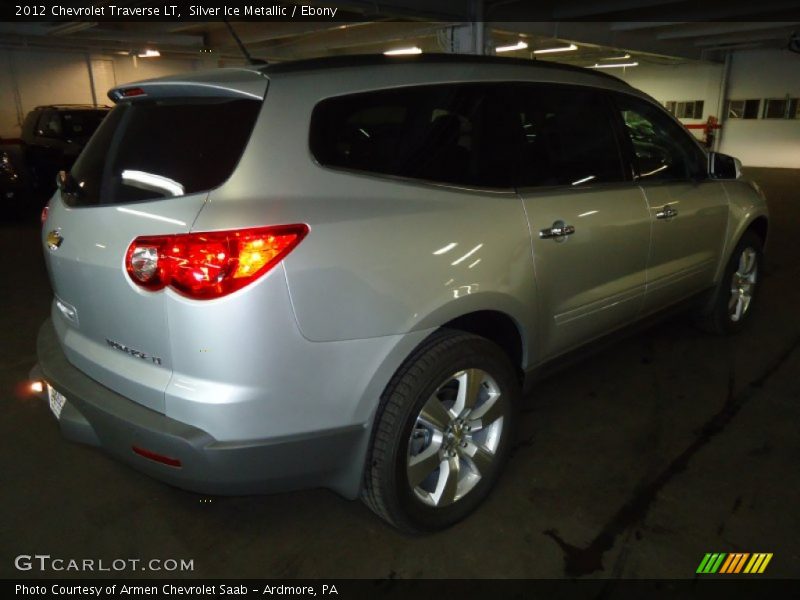 Silver Ice Metallic / Ebony 2012 Chevrolet Traverse LT