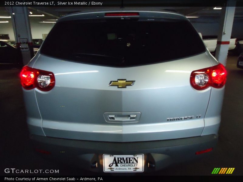 Silver Ice Metallic / Ebony 2012 Chevrolet Traverse LT