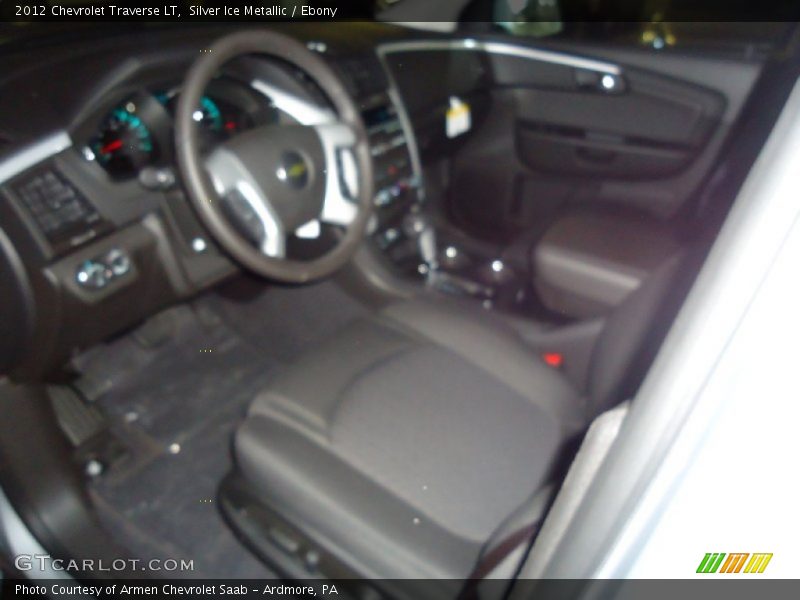 Silver Ice Metallic / Ebony 2012 Chevrolet Traverse LT