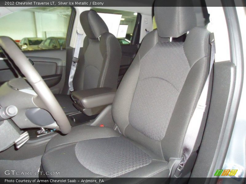 Silver Ice Metallic / Ebony 2012 Chevrolet Traverse LT