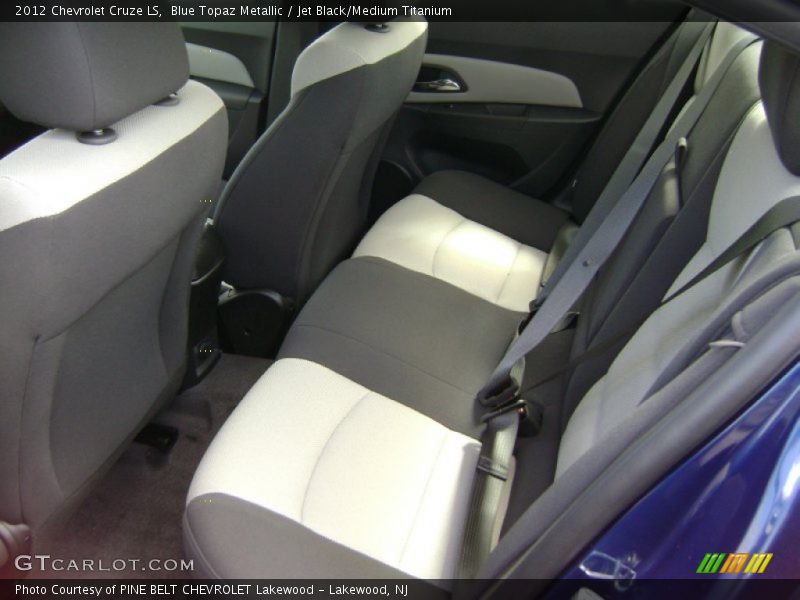 Blue Topaz Metallic / Jet Black/Medium Titanium 2012 Chevrolet Cruze LS